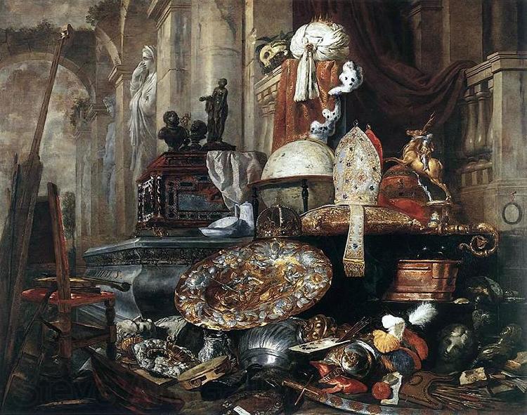 Pieter Boel Large Vanitas - Still-Life Spain oil painting art